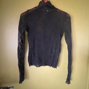 Free People Cool it with Lace Layering Top